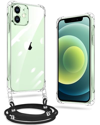 Amazon.co.jp: xiusiteli iPhone 12 ケース クリア ネック